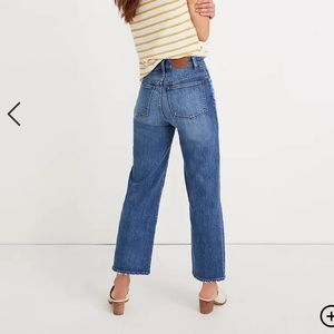Madewell Slim Wide Leg Crop Jeans